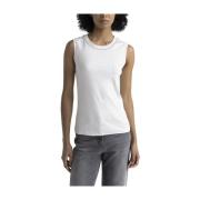 Stretch jersey top med Punto Luce kant