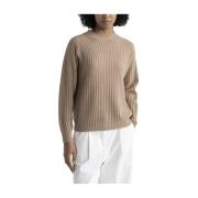 Uld, silke, cashmere og lurex sweater