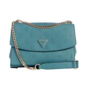 Konvertibel Teal Crossbody Taske