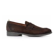 Brun Ruskind Loafer Sko