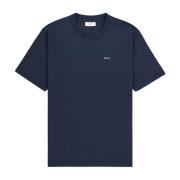 Broderet Navy Blue T-shirt