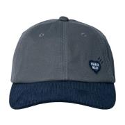 Bomuld Twill Baseball Cap med Corduroy Skygge