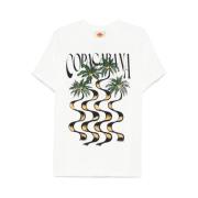 Grafisk Print Crew Neck T-shirt