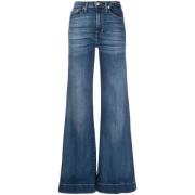 Indigo Flared High Waist Jeans