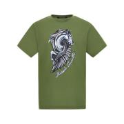 Hestelogo Print Crew Neck T-shirt