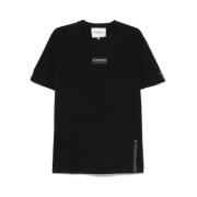 Sort Crew Neck Kortærmet T-shirt