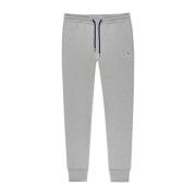 Grå Zebra Logo Bomulds Sweatpants