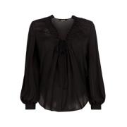 Silke Ruffle-Trim Top