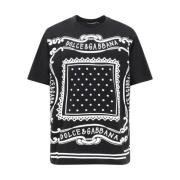 Ikonisk Monogram Maxi Print Bomuld T-shirt