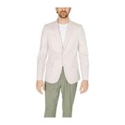 Creme Bomuld Blazer