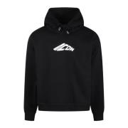 Logo Print Bomuld Blend Hoodie