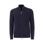 Vinter Bomuld Zip Cardigan