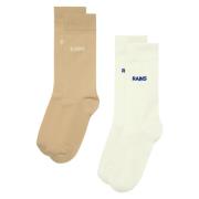 Logo Socks 2-Pack med Strækbar Komfort