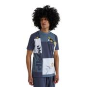 Blå Looney Tunes Patchwork T-shirt