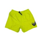 Gul Swimshorts med Swoosh Design