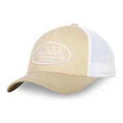 Beige Trucker Cap med Lof B14 Stil