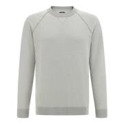 Bomuld, Silke og Cashmere Crew Neck Pullover