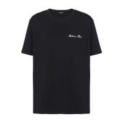 Sort Broderet Logo T-shirts og Polos