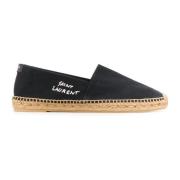 Sort Canvas Logo Espadriller