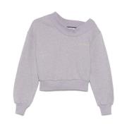 Grå Crew Neck Sweater