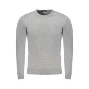 Grå Polyester Pullover