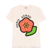 Blomstret Crew Neck Logo T-Shirt