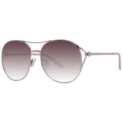 Rosaguld Aviator Solbriller