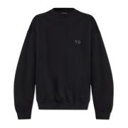 Sweatshirt med trykt logo