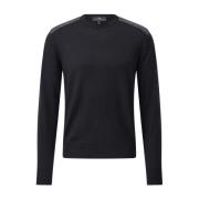 Uld Pullover med Moderne Accenter