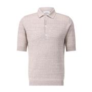 Linnedblandet poloshirt