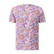 T-shirt med Paisley-mønster