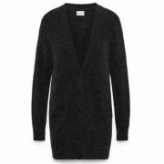 Lang Mohair Strik Cardigan