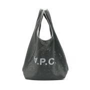 Net Tote Taske med Logo Print