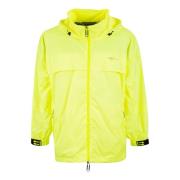 Fluorescerende Gul Wind Breaker Jakke