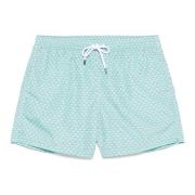 Polyester Badeshorts med Elastisk Bælte