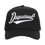 Sort Baseball Cap Logo Design Justerbar