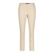 Elastiske Cropped Bukser Slim Fit Lynlås