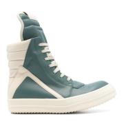 Læder High Top Sneakers Mundskyl