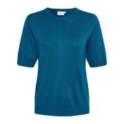 Kaffe Kalizza Short Sleeve Knit Strik Legion Blue