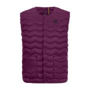 Quiltet Varm Diemme Gilet Violet