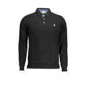 Stilfuld langærmet poloshirt