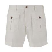 Hvide Denim Shorts