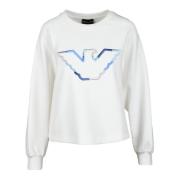 Stilfuld Bomuldsblandet Sweatshirt