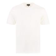 Bomuld T-shirt med Logo Broderi