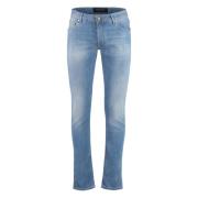 Slim Fit Jeans med Logoet Label