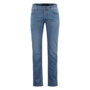 Slim Fit Jeans med Tilpassede Logo Nitter