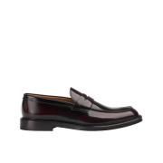 Herres læder Penny loafer | burgundy