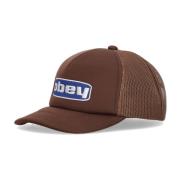 Mørkebrun Curvy Trucker Hat