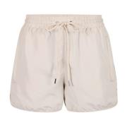 Aktive shorts i teknisk nylon foret med pulverfarvet net