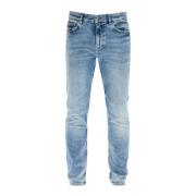 Slim Fit Bright Blue Jeans